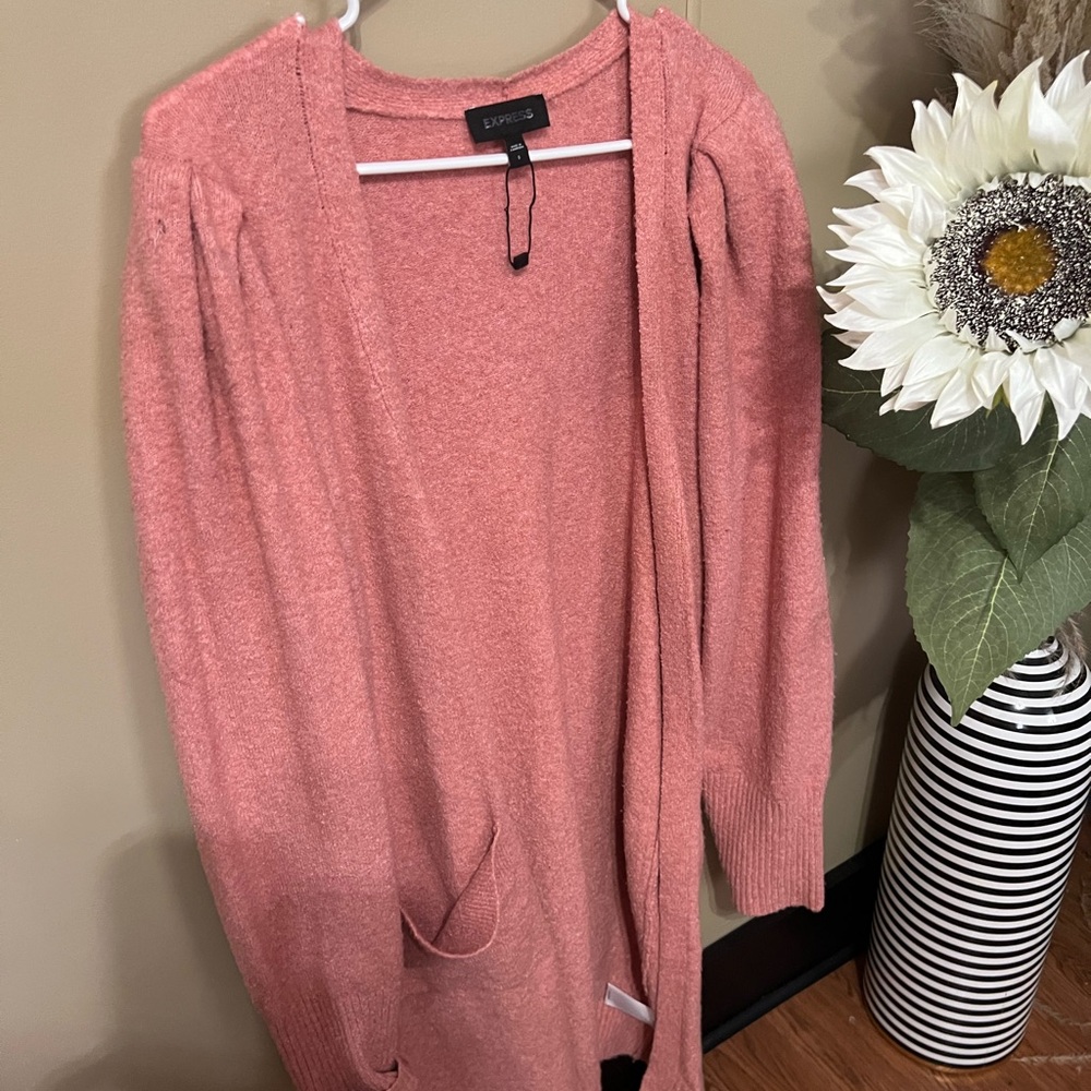 Express Dusty Rose Women's Cardigan